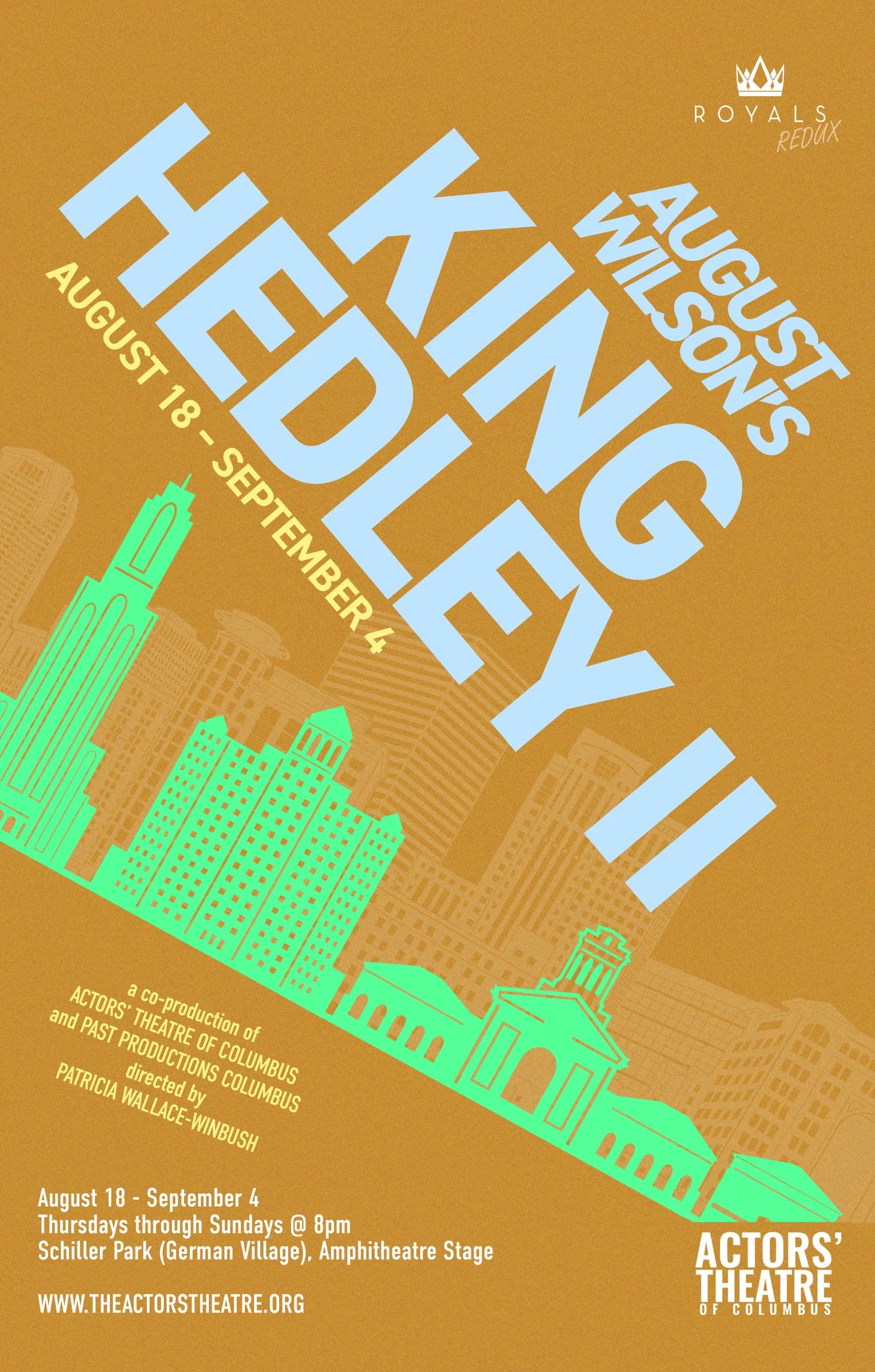 August Wilson's King Hedley II poster